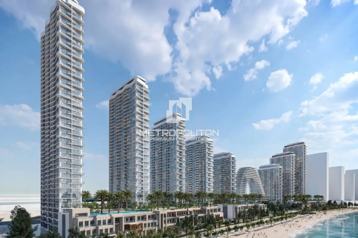 1-silid na apartment sa tabi ng dagat na may balkonahe – Saba Aquamont, Umm Al-Quwain