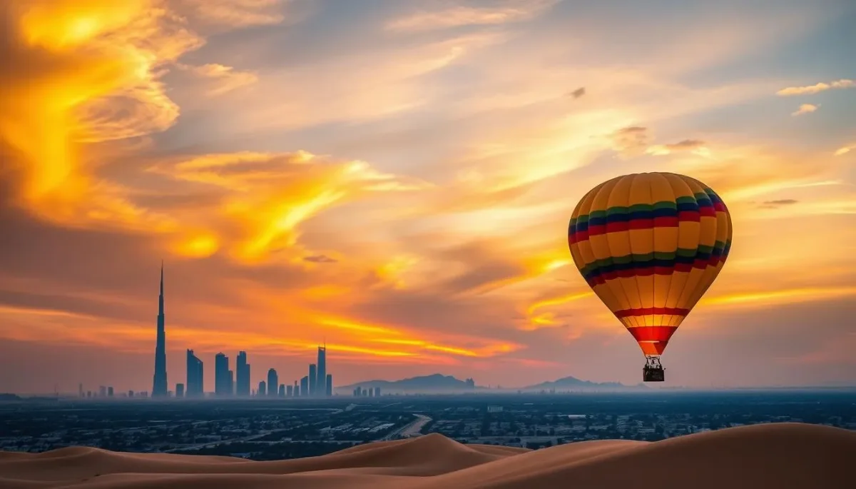 Tour in mongolfiera a Dubai