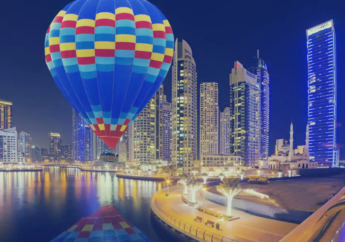 Esperienza dei viaggiatori del tour in mongolfiera a Dubai