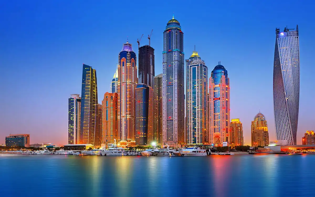 Dubai Marina Water Activities: Boating, Jet Skiing, and Night Cruise