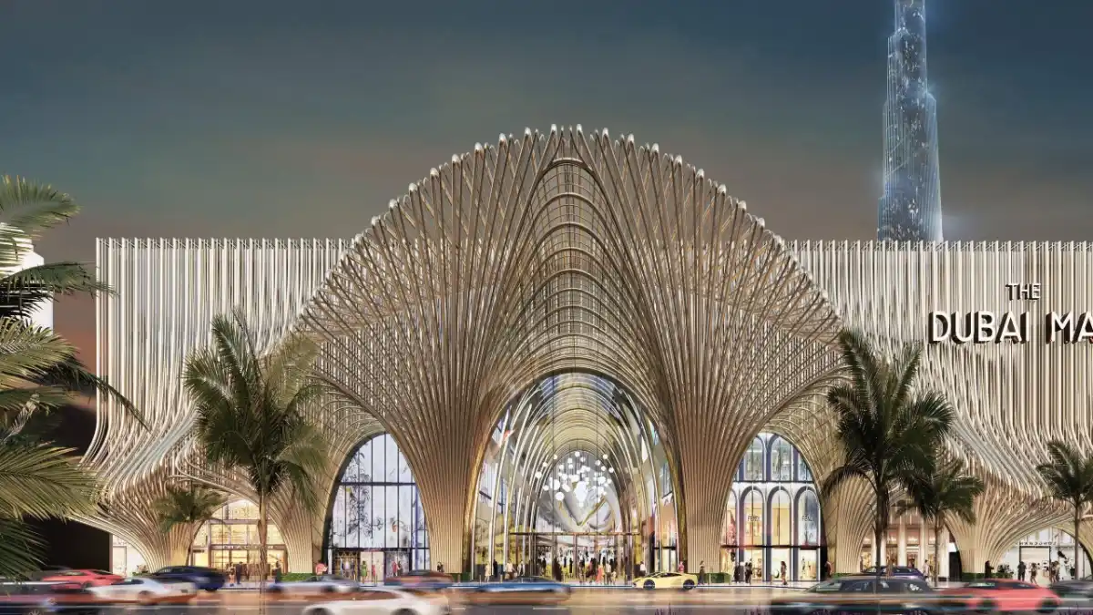 Negozi di lusso di marchi internazionali nel Dubai Mall