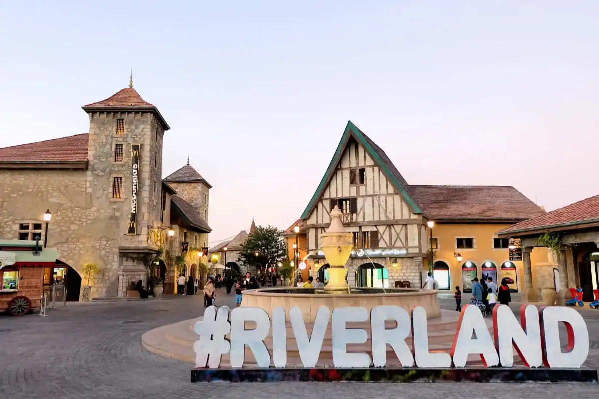 Different sections of Riverland Dubai