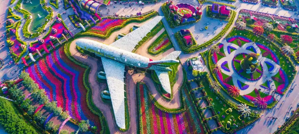 Giardino dei fiori miracolo di Dubai
