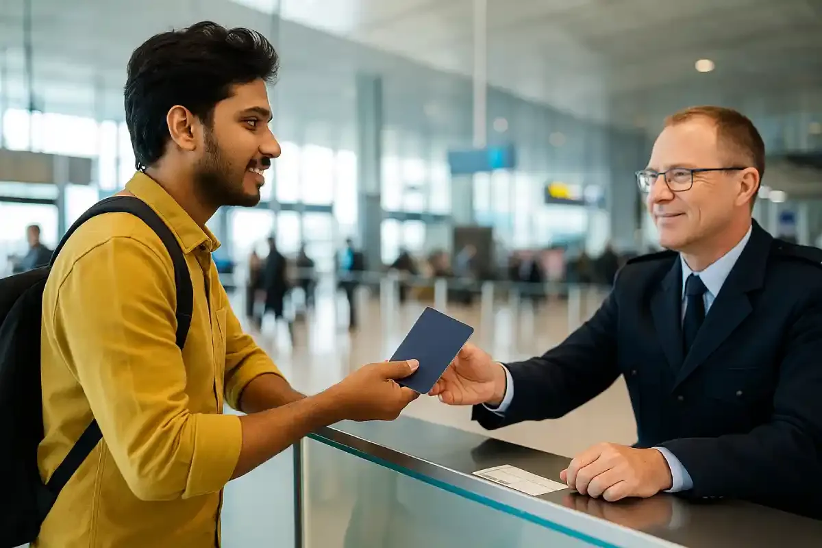 دليل تأشيرة المطار
