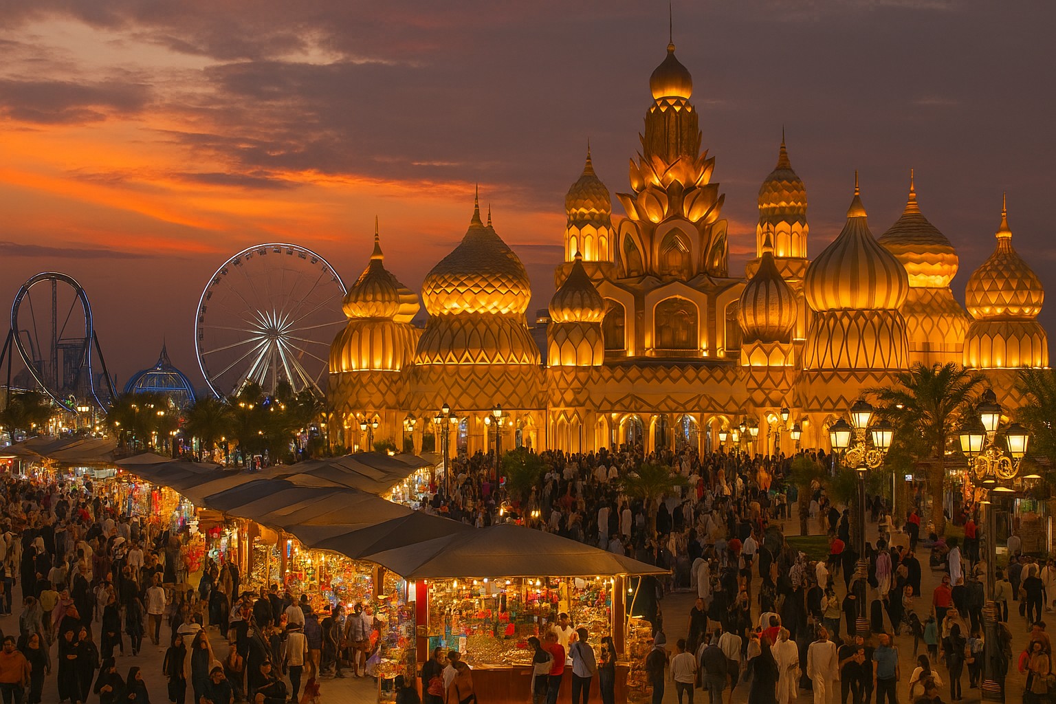 🎡 Kumpletong kasiyahan para sa pamilya sa Global Village Dubai sa ilalim ng 500 dirham