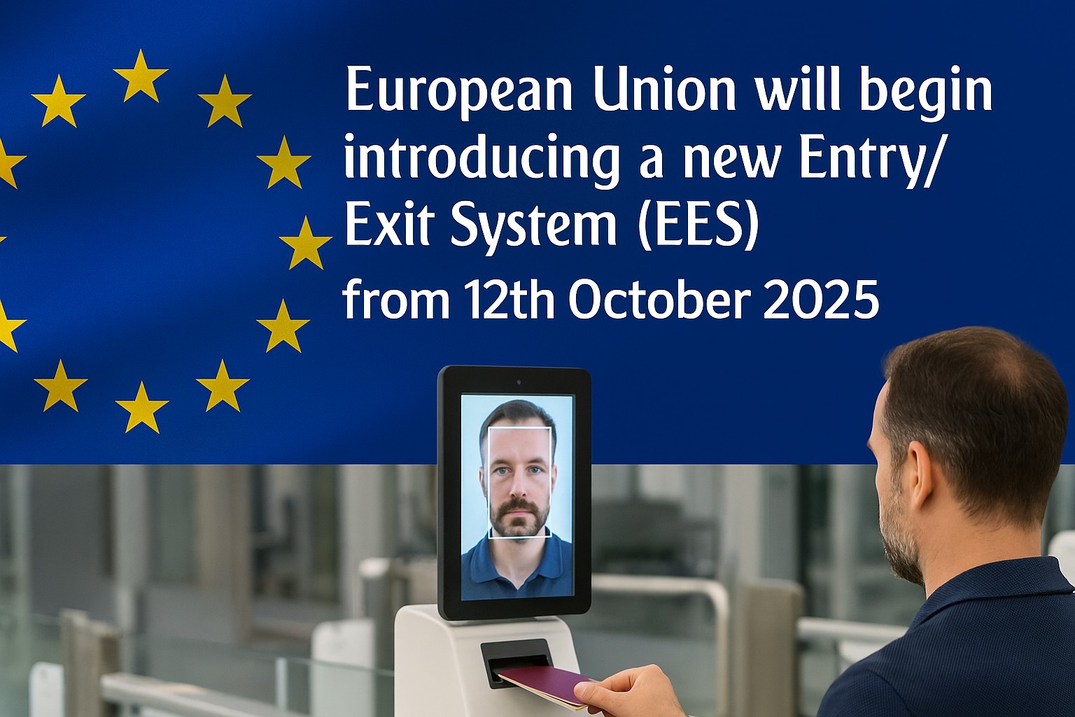 🇪🇺 Beginn der Einführung des neuen Ein- und Ausreisensystems der Europäischen Union (EES) am 12. Oktober 2025